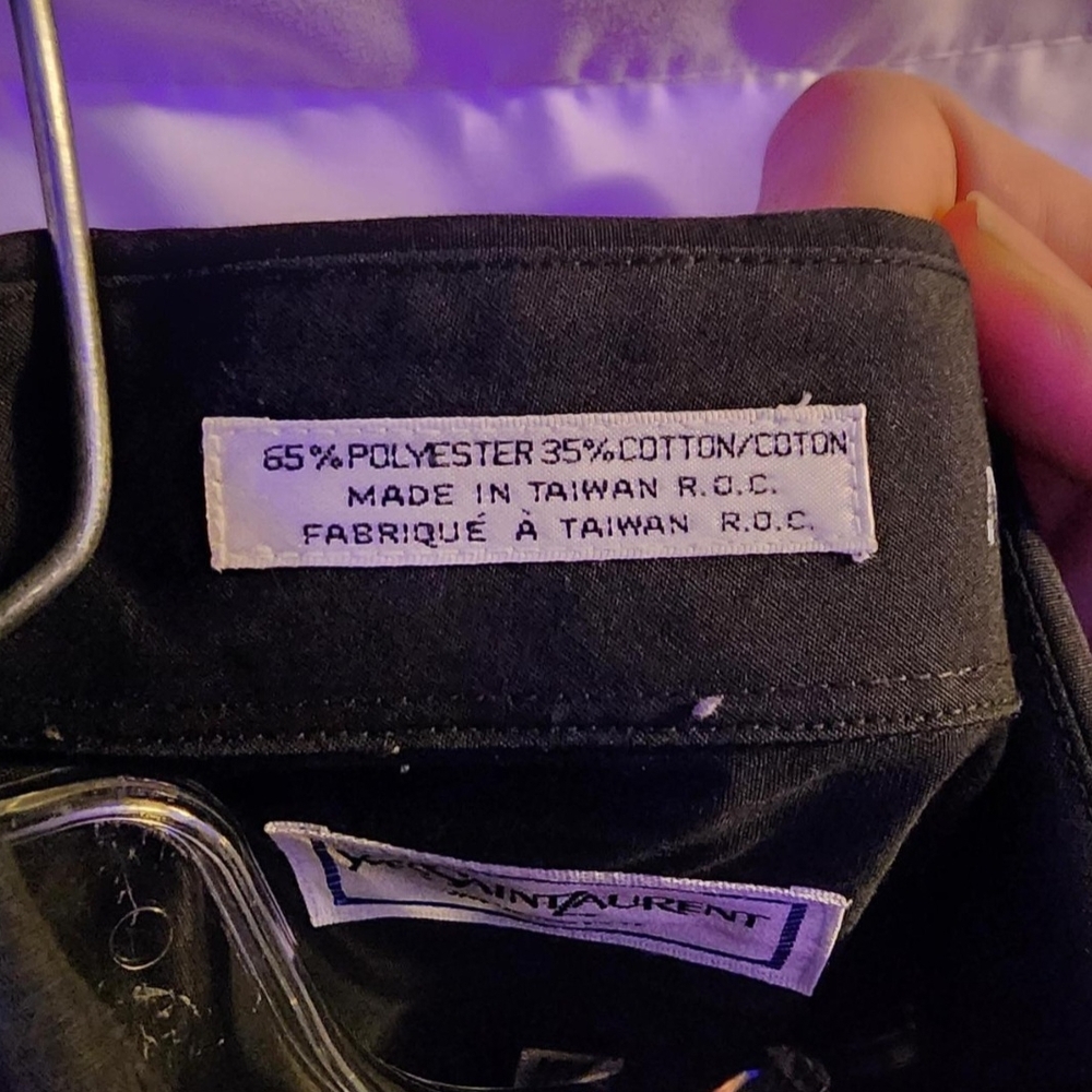 Yves Saint Laurent Rich Purple Dress Shirt - Picture 4 of 4